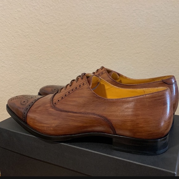 Undandy Mens Oxford Leather Dress Shoe. BRAND NEW - Picture 2 of 6